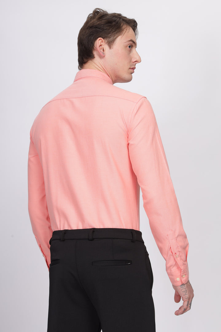 Oxford Formal Peach Shirt Ilyzly