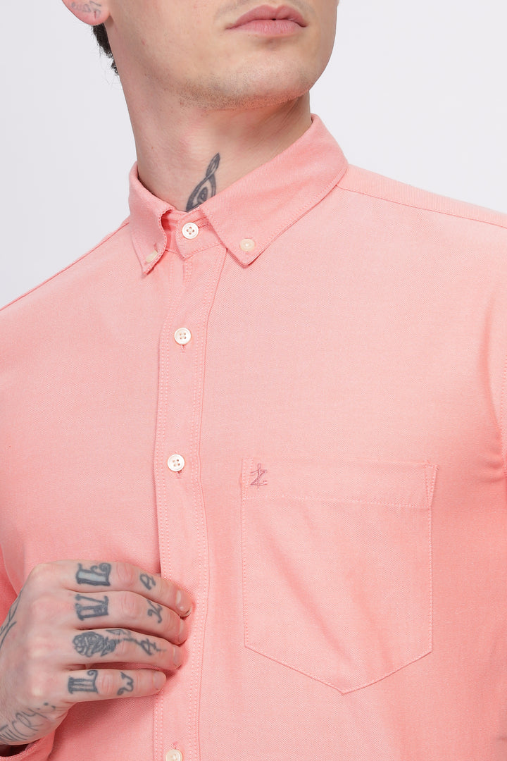 Oxford Formal Peach Shirt Ilyzly