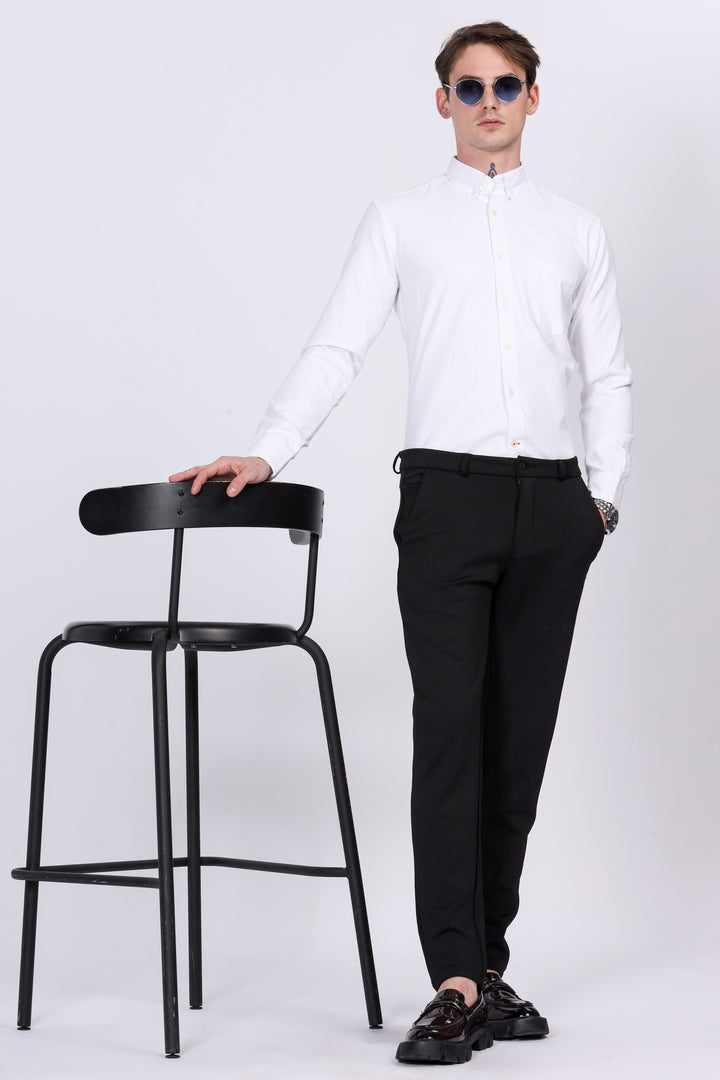 Oxford Formal White Shirt Ilyzly