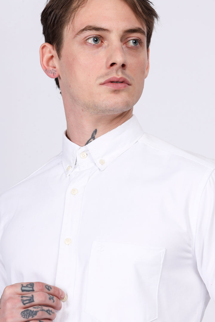 Oxford Formal White Shirt Ilyzly