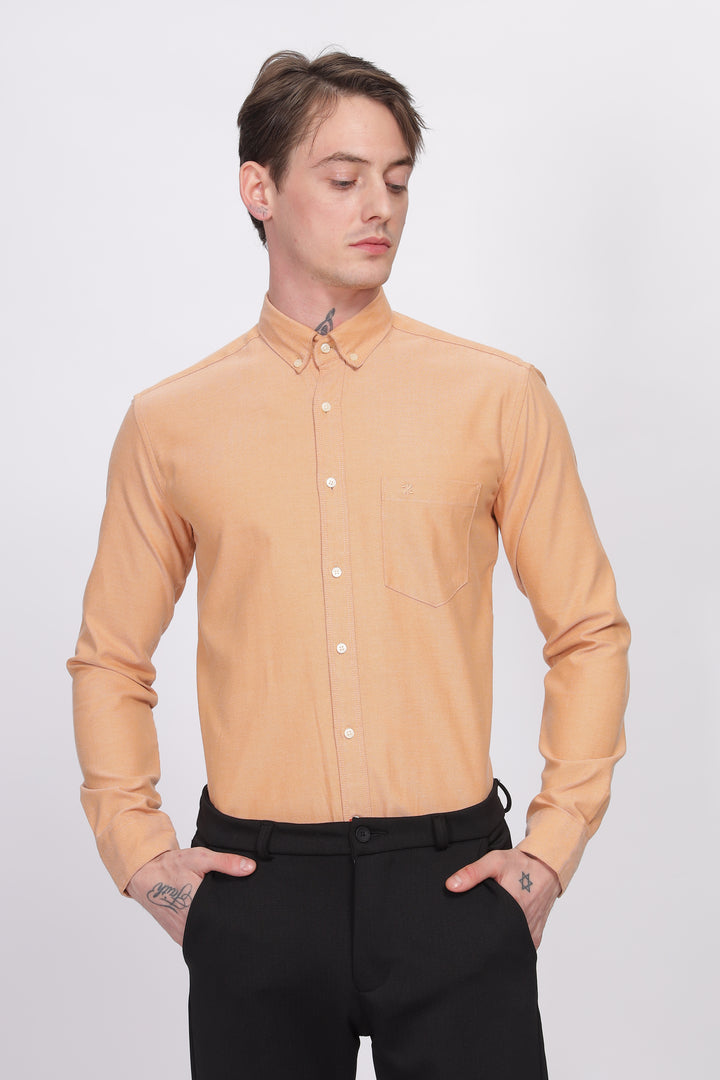 Oxford Formal Yellow Shirt Ilyzly