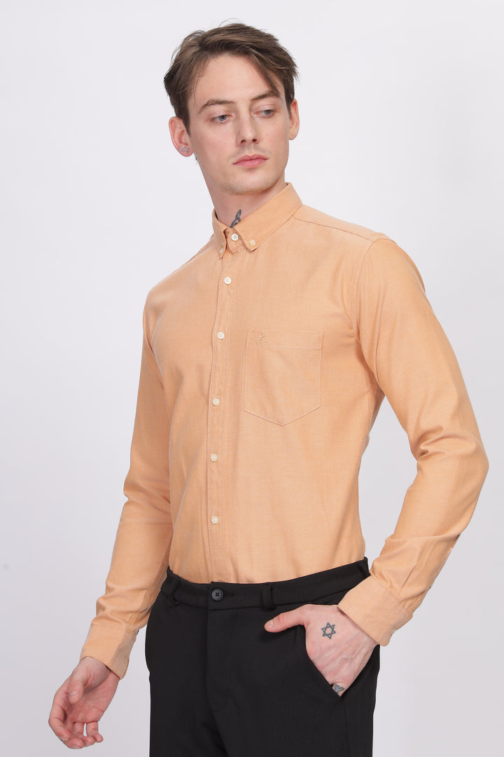 Oxford Formal Yellow Shirt Ilyzly