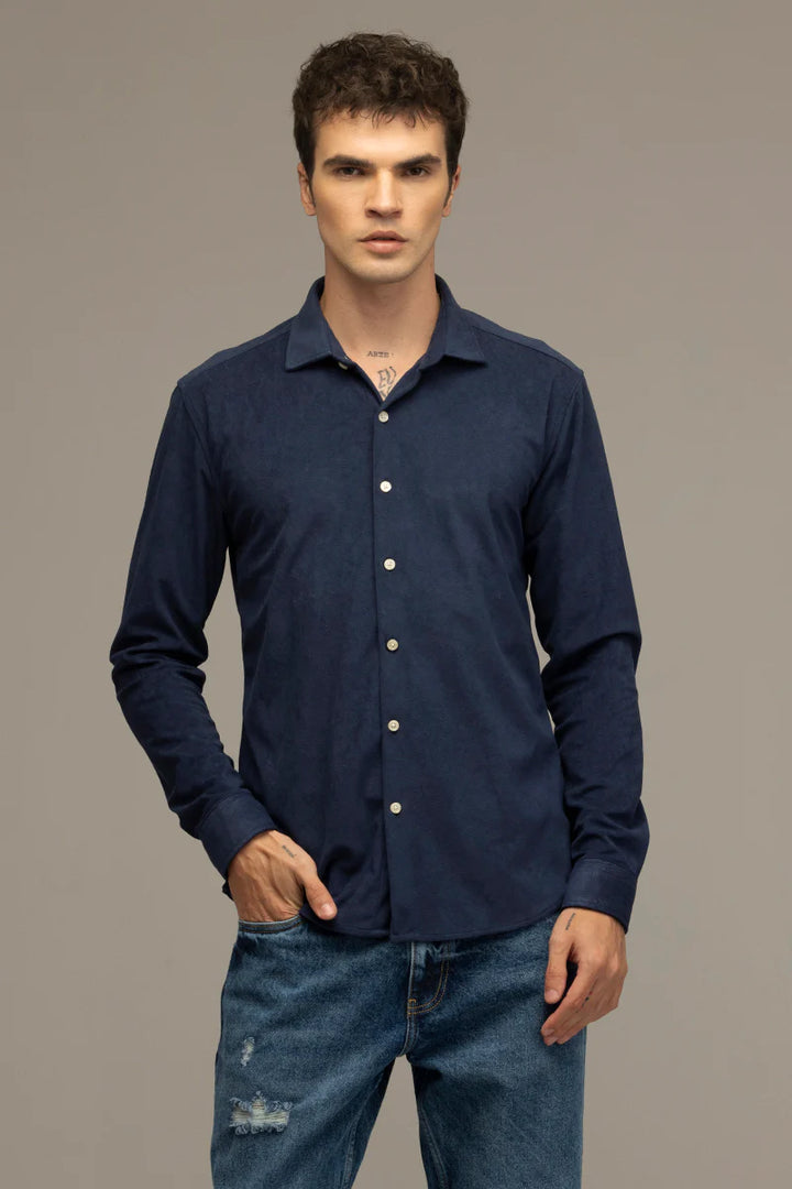 Smooth Sail Navy Shirt Ilyzly