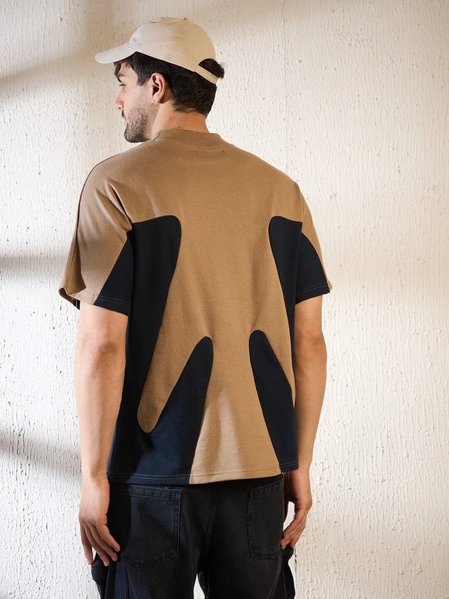 Unisex Cut & Sew Oversized T-shirt Ilyzly