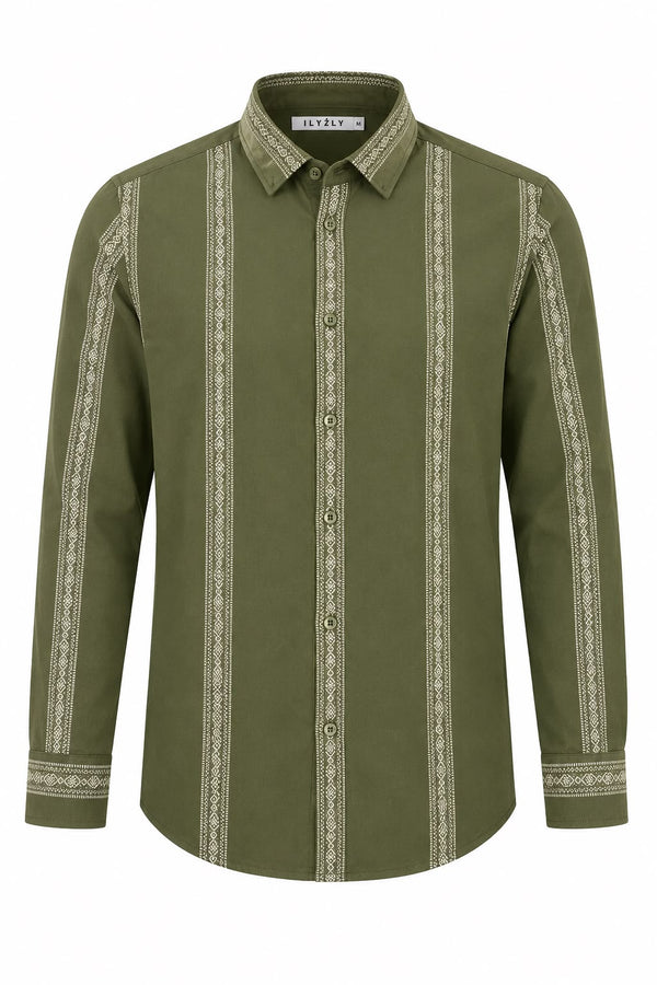 ILYZLY Premium Woven Stripe Shirt