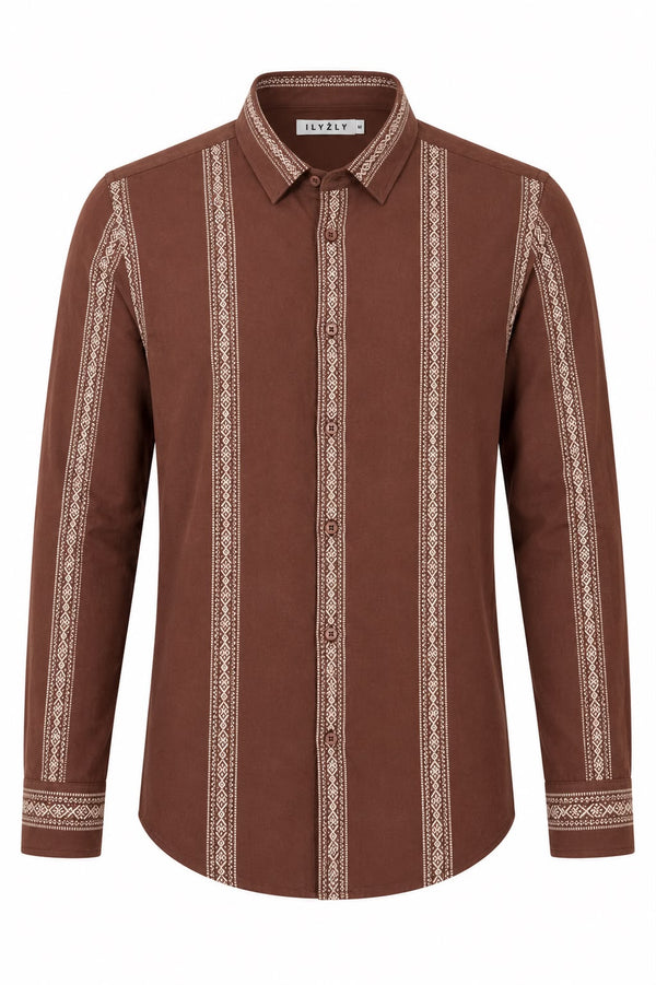 ILYZLY Premium Woven Stripe Shirt
