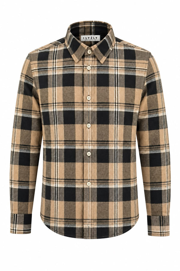 ILYZLY Premium Flannel Check Shirt