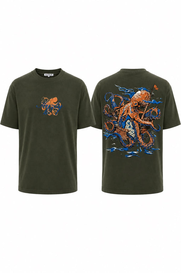 Ilyzly Octopus T Shirt