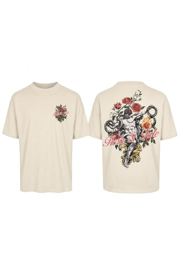 Ilyzly Floral Design T Shirt