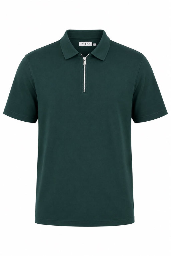 ILYZLY Essential Zip Polo