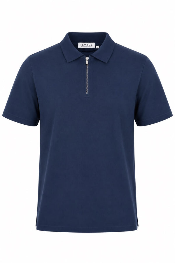ILYZLY Essential Zip Polo