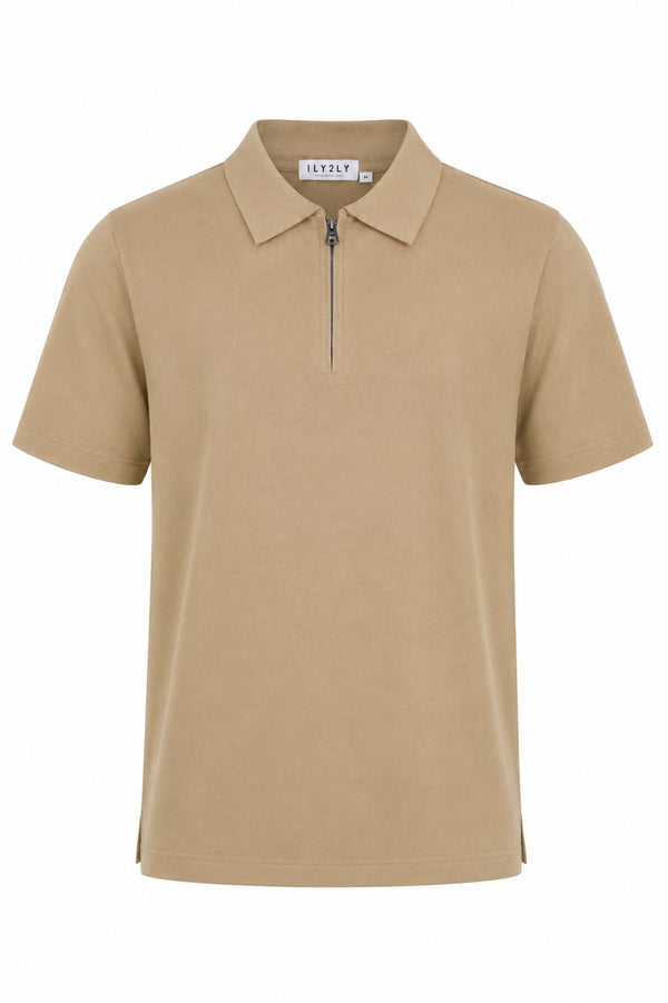 ILYZLY Essential Zip Polo
