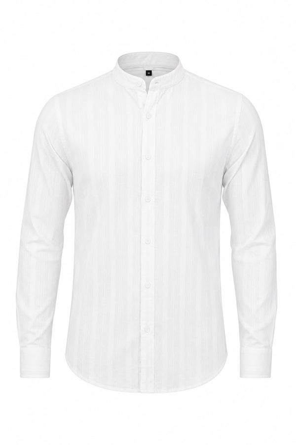 Ilyzly  Chinese Collar Shirt
