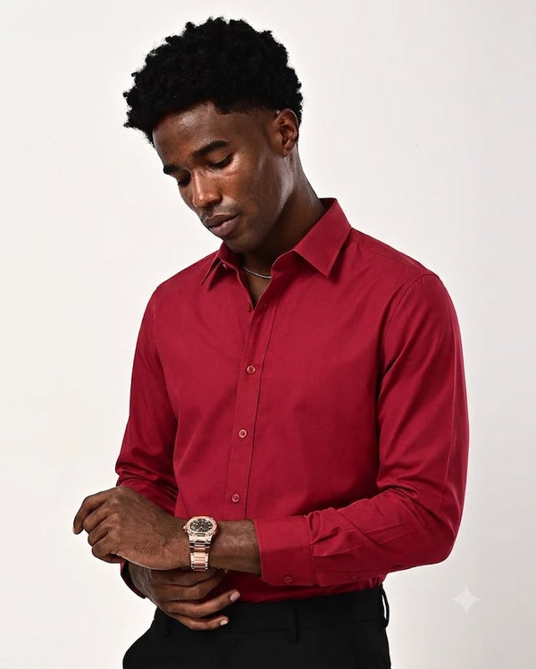 ILYZLY Men's Essential Full Sleeve Shirt