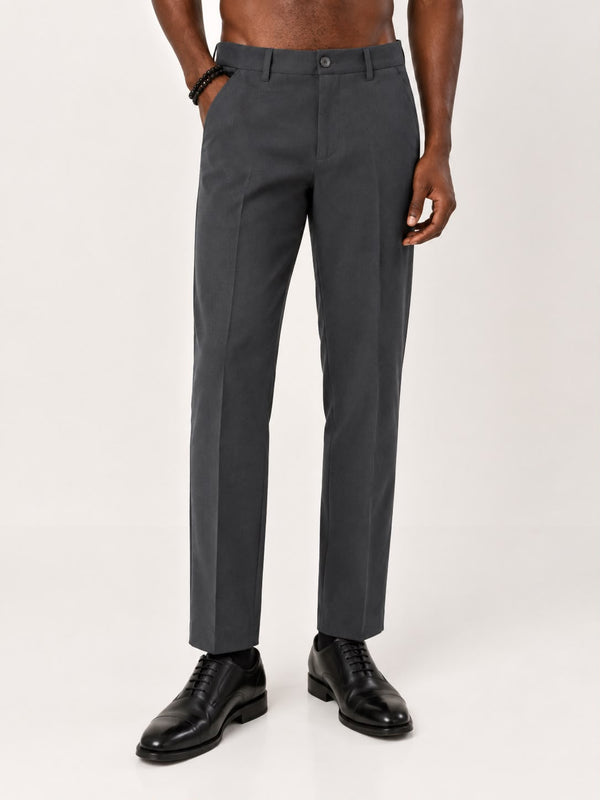 Ilyzly Grey Flexi Formal Trousers