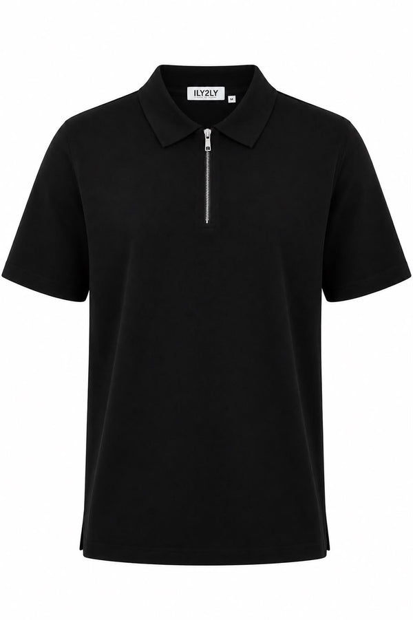 ILYZLY Essential Zip Polo