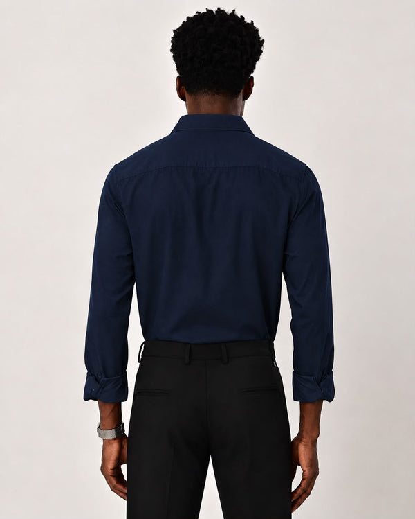 ILYZLY Executive Textured Full Sleeve Shirt