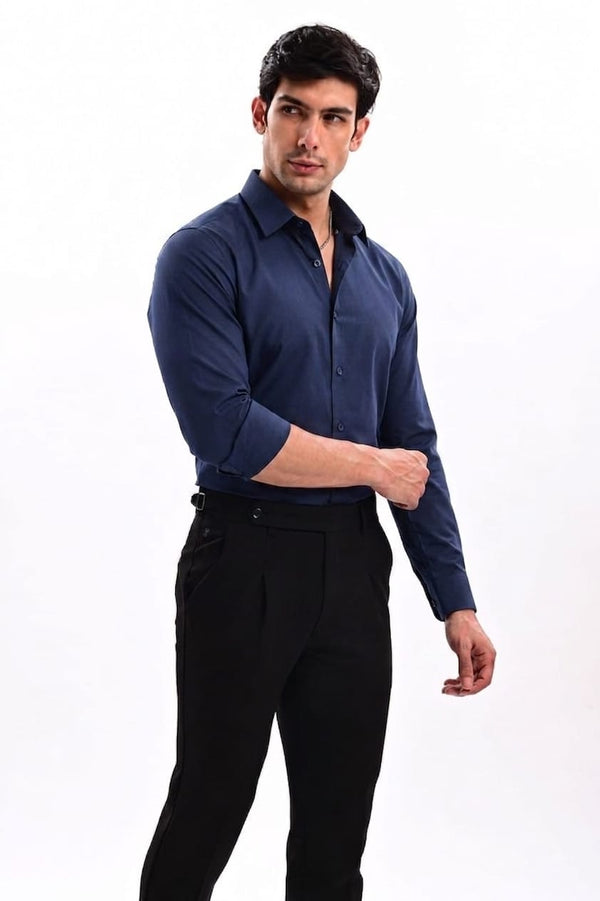 ILYZLY Signature Weave Full Sleeve Shirt